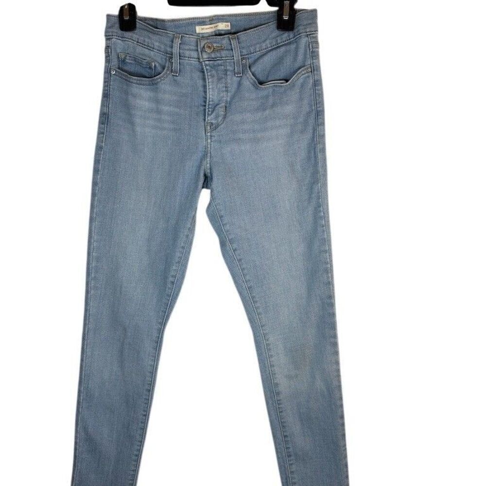 Levi's 311 Shaping Skinny Jeans Womens Size 28 Light Wash Stretch Denim